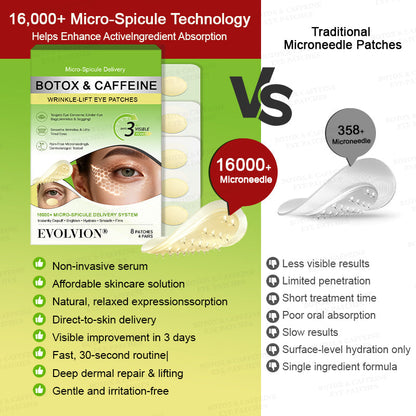 👀🌿AU HOT SALES ✨Evolvion® Botox & Caffeine Wrinkle-Lift Eye Patches