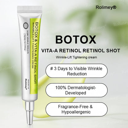 ➡💙💙👨‍⚕️Rolimey®  Vita-A Retinol Shot Wrinkle-Lift Tightening cream