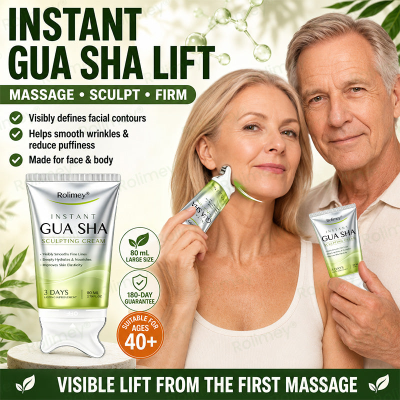 🌿🌱Rolimey® Instant Gua Sha Sculpting Cream (💆‍♀️ Massage, Sculpt & Visibly Lift — From the First Use ⚡)