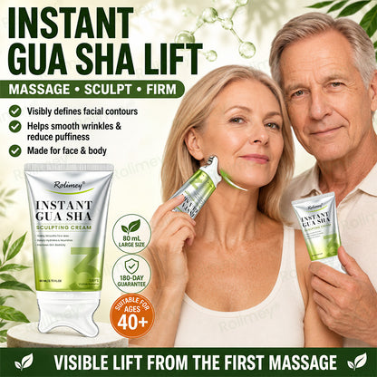 🧶🧶Rolimey® Instant Gua Sha Sculpting Cream(👩‍⚕️Massage, Sculpt & Visibly Lift — From the First Use ⚡) (upsell)