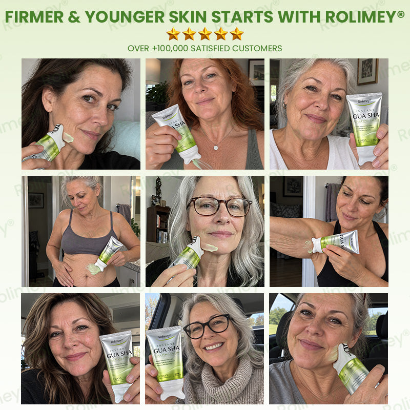 🌿🌱Rolimey® Instant Gua Sha Sculpting Cream (💆‍♀️ Massage, Sculpt & Visibly Lift — From the First Use ⚡)