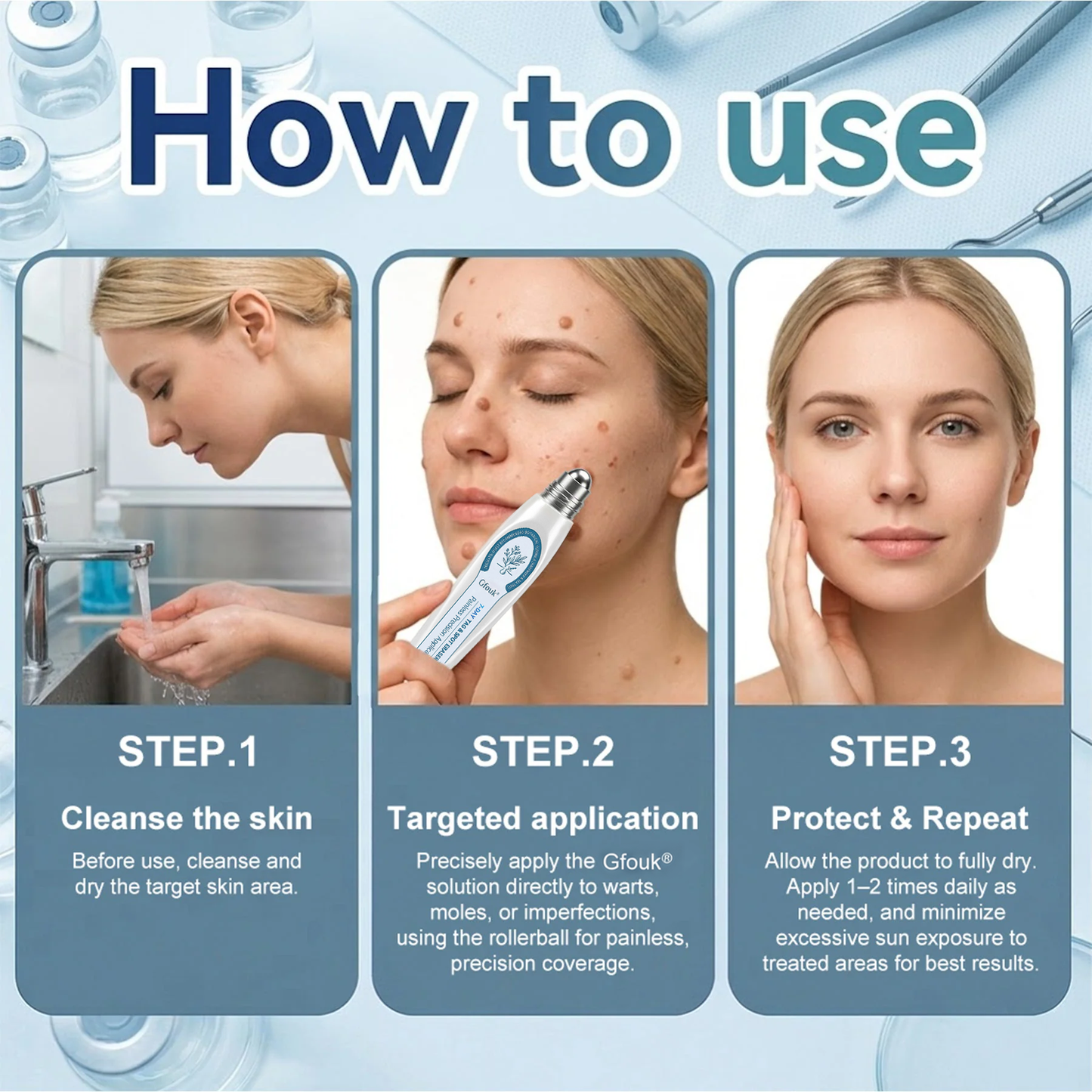𝐎𝐟𝐟𝐢𝐜𝐢𝐚𝐥 𝐁𝐫𝐚𝐧𝐝 𝐒𝐭𝐨𝐫𝐞 |✒️GFOUK® Fast-Acting Wart Remover Care Pen | Targets Warts, Skin Tags & Rough Bumps(Zero Pain, Zero Scars Rollerball)