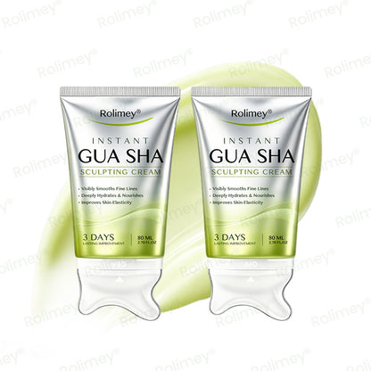 🌿🌱Rolimey® Instant Gua Sha Sculpting Cream (💆‍♀️ Massage, Sculpt & Visibly Lift — From the First Use ⚡)