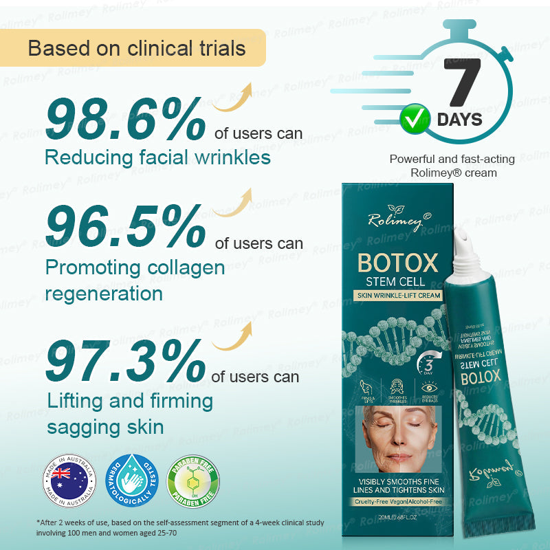 🍃AU HOT SALES ✨Rolimey® Botox & Stem Cell Wrinkle-Lift Tightening Cream