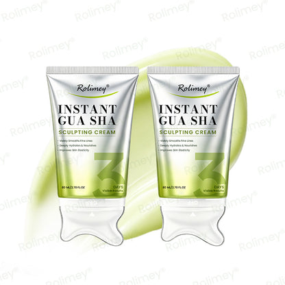 🧶Rolimey® Instant Gua Sha Sculpting Cream(👩‍⚕️Massage, Sculpt & Visibly Lift — From the First Use ⚡)