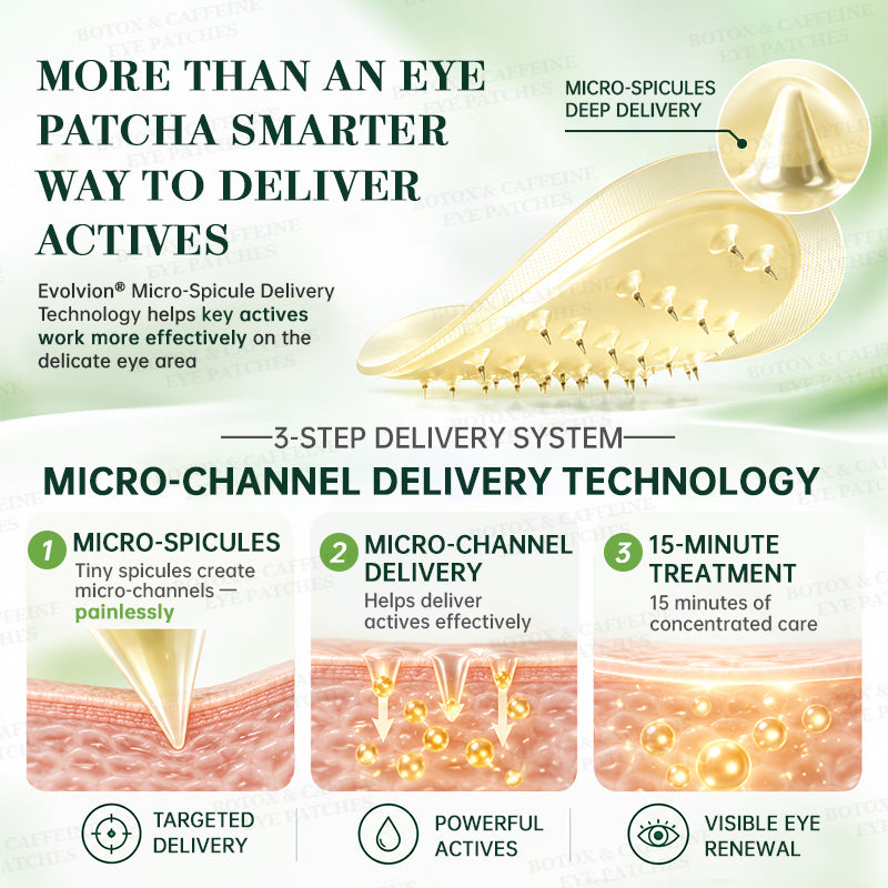 👀🌿AU HOT SALES ✨Evolvion® Botox & Caffeine Wrinkle-Lift Eye Patches