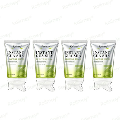 🧶Rolimey® Instant Gua Sha Sculpting Cream(👩‍⚕️Massage, Sculpt & Visibly Lift — From the First Use ⚡)