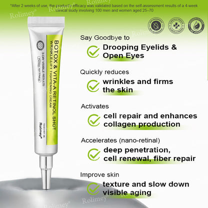 ➡💙💙👨‍⚕️Rolimey®  Vita-A Retinol Shot Wrinkle-Lift Tightening cream