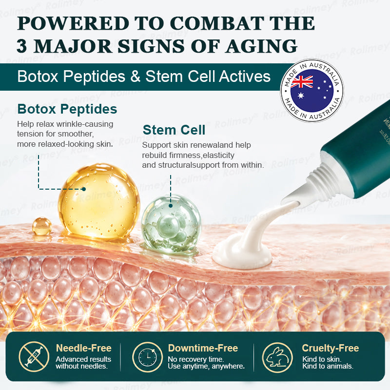🍃AU HOT SALES ✨Rolimey® Botox & Stem Cell Wrinkle-Lift Tightening Cream