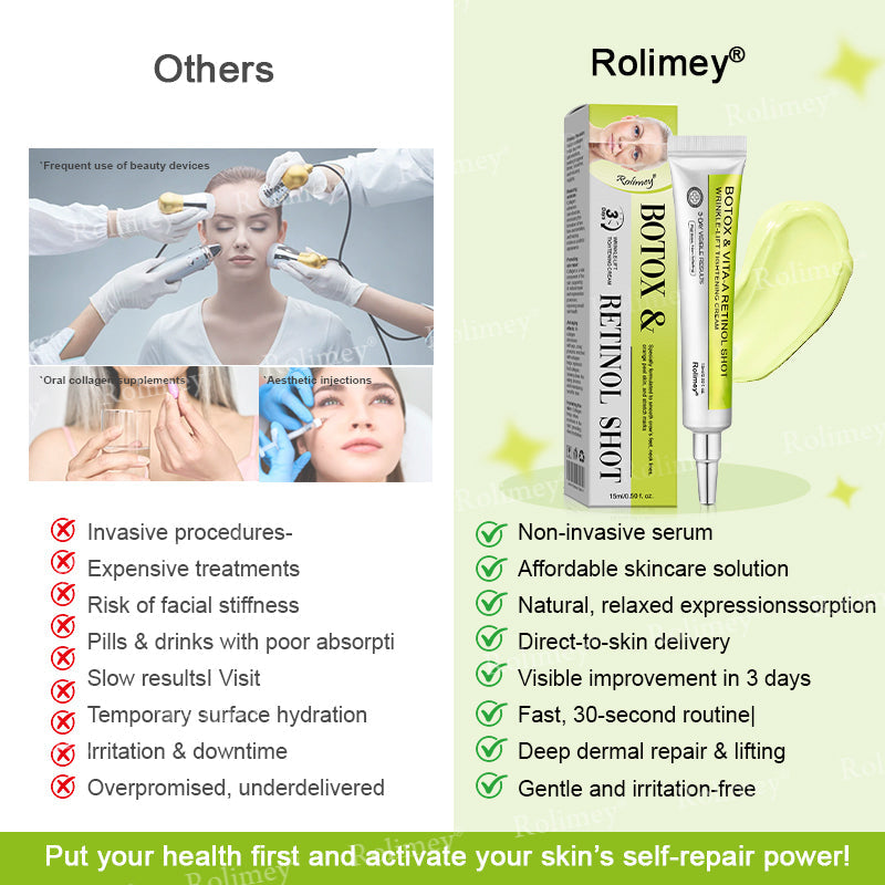 ➡💙💙👨‍⚕️Rolimey®  Vita-A Retinol Shot Wrinkle-Lift Tightening cream