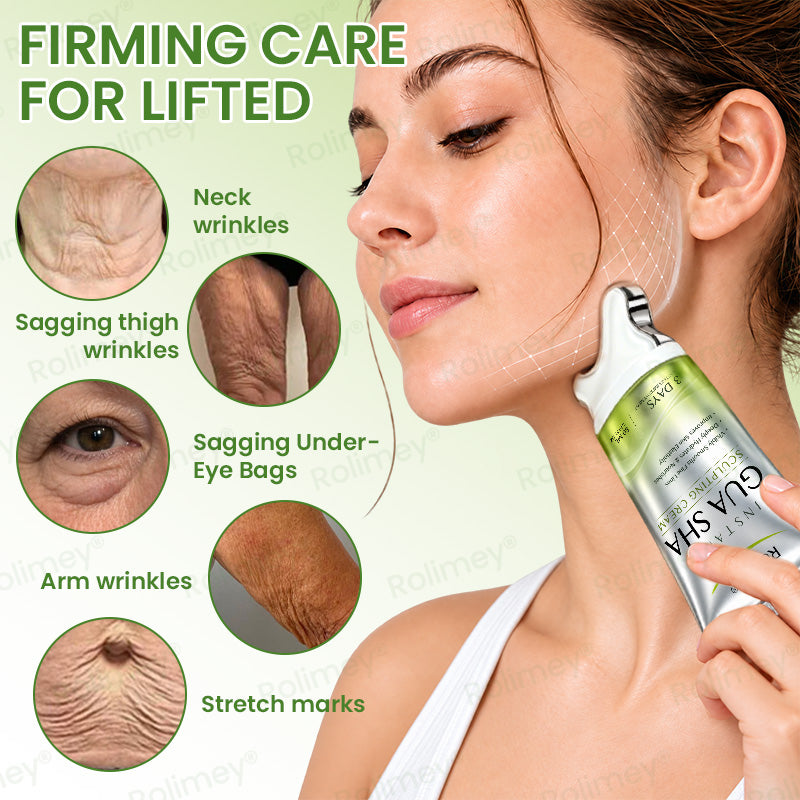 🌿🌱Rolimey® Instant Gua Sha Sculpting Cream (💆‍♀️ Massage, Sculpt & Visibly Lift — From the First Use ⚡)