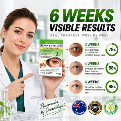 👀🌿AU HOT SALES ✨Evolvion® Botox & Caffeine Wrinkle-Lift Eye Patches