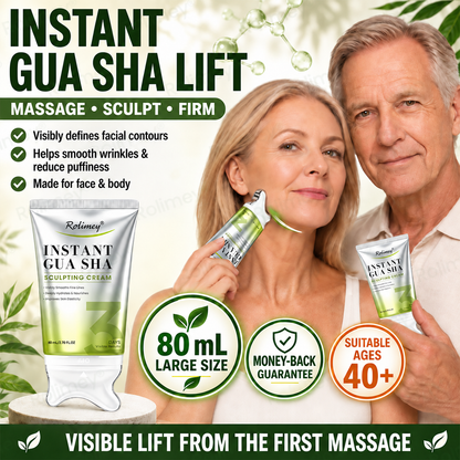 🍃Rolimey® Instant Gua Sha Sculpting Cream (💆‍♀️ Massage, Sculpt & Visibly Lift — From the First Use ⚡)