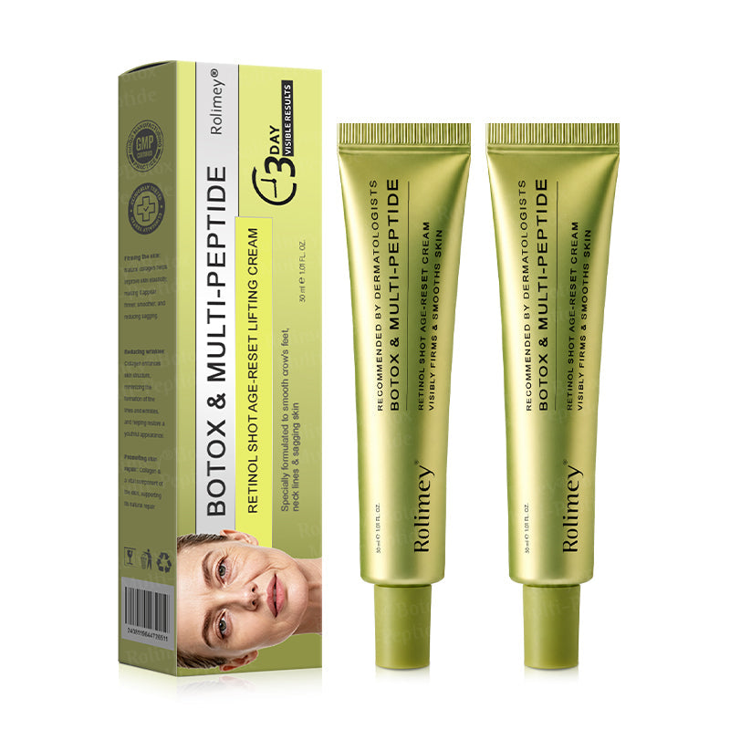 🥇💛Rolimey® Multi-Peptide Retinol Shot Age-Reset Wrinkle-Lift Cream