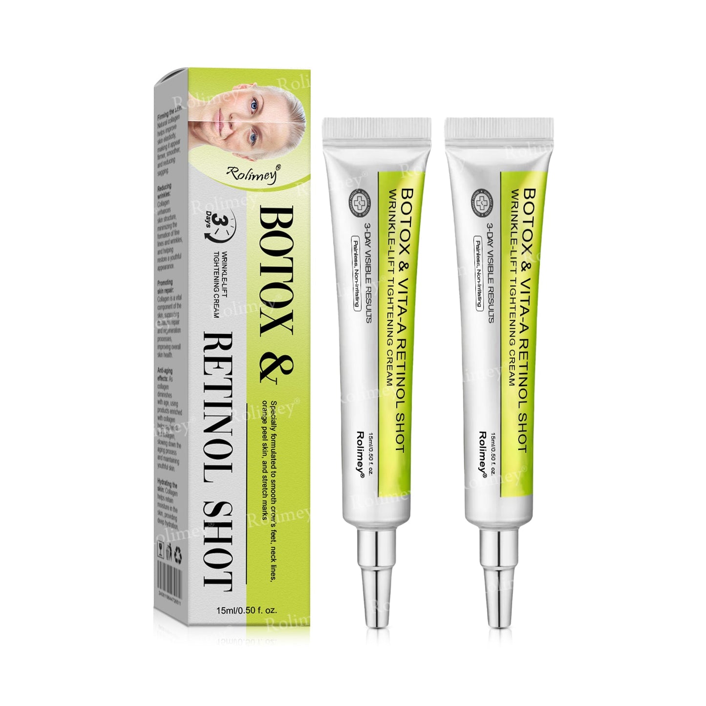 ➡💙💙👨‍⚕️Rolimey®  Vita-A Retinol Shot Wrinkle-Lift Tightening cream